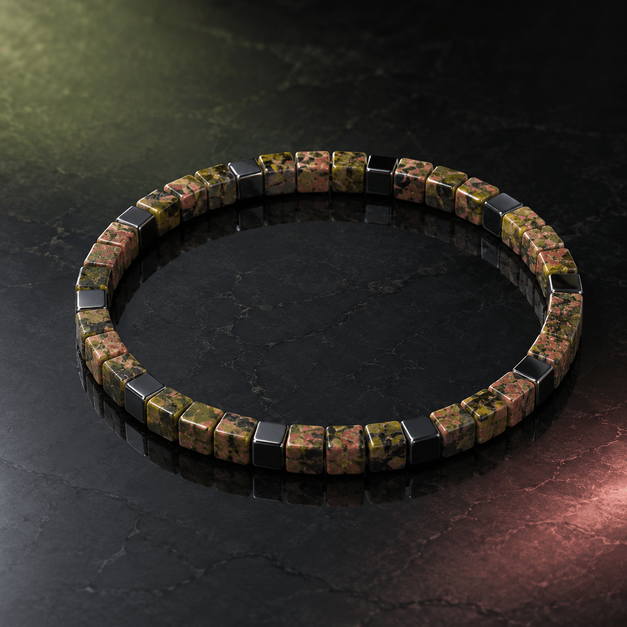 Natural Stone Handmade Bracelet, Bohemian Style